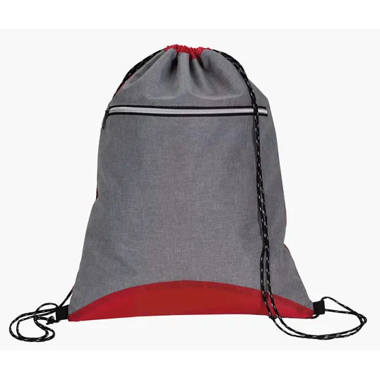 Good Value™ Two Tone Sport Drawstring Backpack, 210D Polyester — view 3