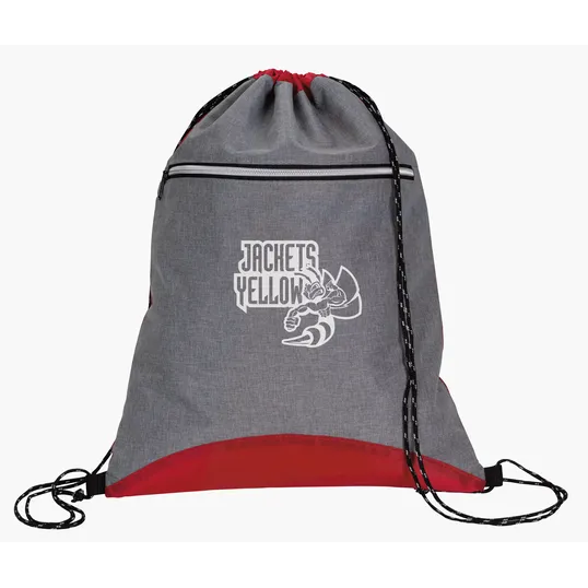Good Value™ Two Tone Sport Drawstring Backpack, 210D Polyester — view 8