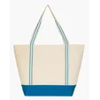 Good Value™ Cotton Travel Tote with Striped Handles — view 2