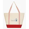 Good Value™ Cotton Travel Tote with Striped Handles — view 10