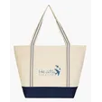 Good Value™ Cotton Travel Tote with Striped Handles — view 9