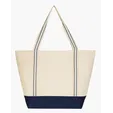 Good Value™ Cotton Travel Tote with Striped Handles — view 4