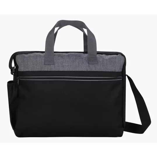 Stand-Alone Briefcase with Laptop Compartment, 600D Polyester — view 3