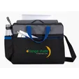 Stand-Alone Briefcase with Laptop Compartment, 600D Polyester — view 4