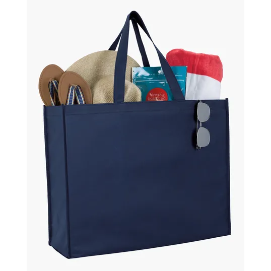 Good Value™ Non-Woven Shopper Tote with Gusseted Bottom — view 3
