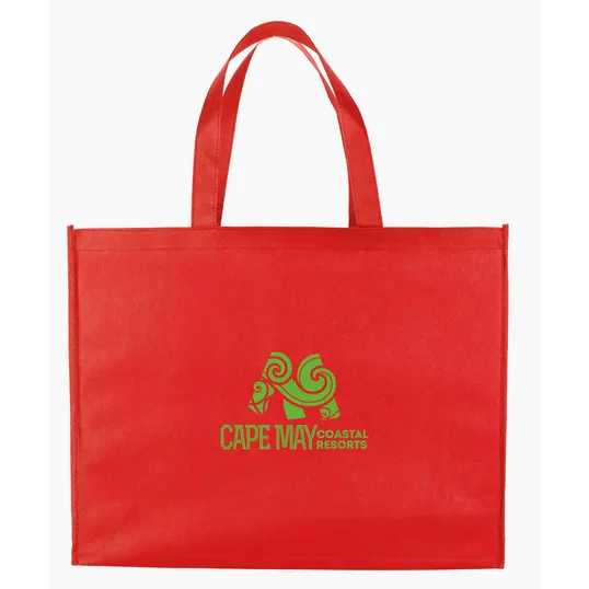 Good Value™ Non-Woven Shopper Tote with Gusseted Bottom — view 11