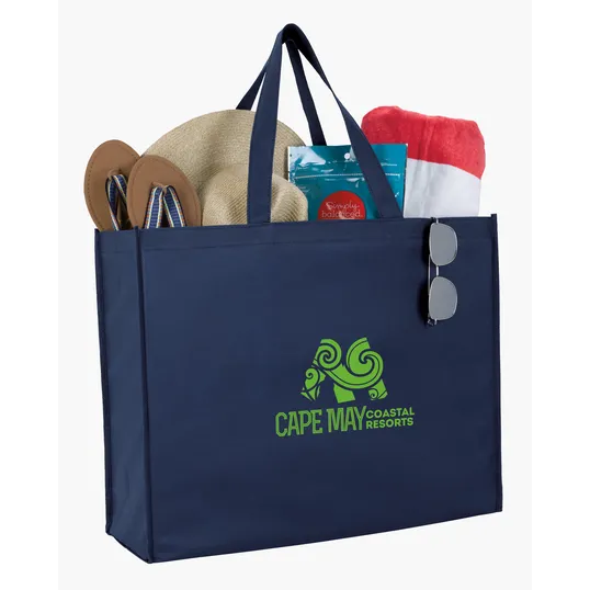 Good Value™ Non-Woven Shopper Tote with Gusseted Bottom — view 9