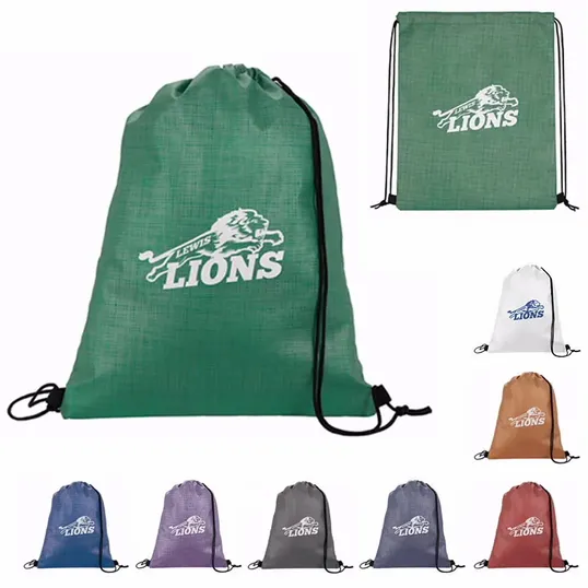 Good Value™ Non-Woven Shimmer Drawstring Backpack — view 20