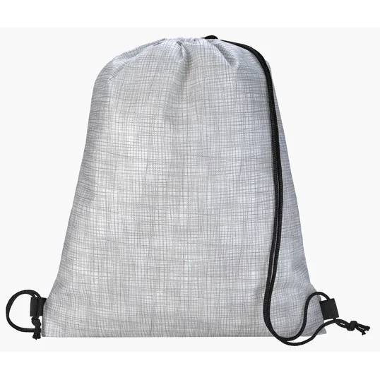 Good Value™ Non-Woven Shimmer Drawstring Backpack — view 9