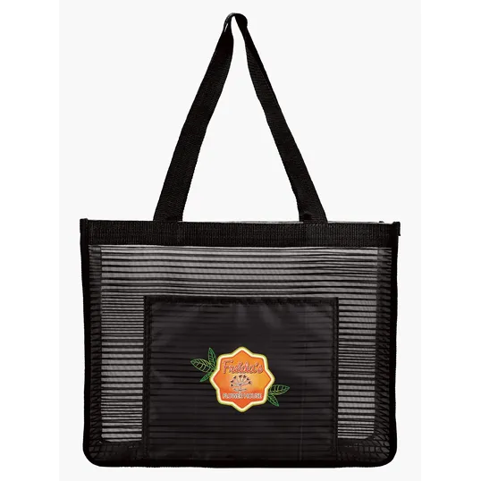 Good Value™ Landscape Mesh Tote with Front Slip Pocket — view 7