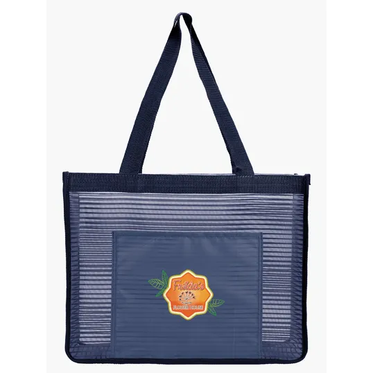 Good Value™ Landscape Mesh Tote with Front Slip Pocket — view 5