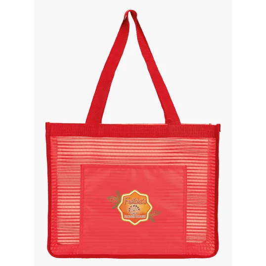 Good Value™ Landscape Mesh Tote with Front Slip Pocket — view 6