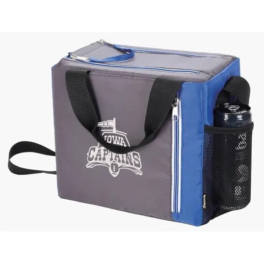 Koozie® Double Zip Cooler Bag with Front Pocket — view 7
