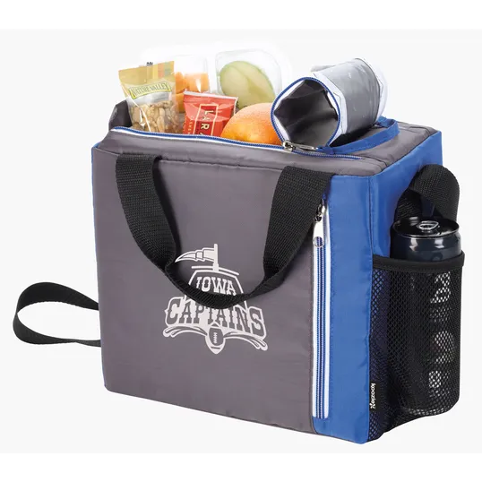 Koozie® Double Zip Cooler Bag with Front Pocket — view 9