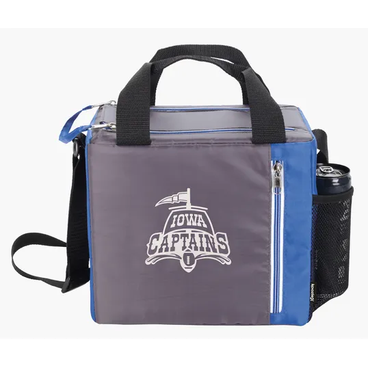 Koozie® Double Zip Cooler Bag with Front Pocket — view 8