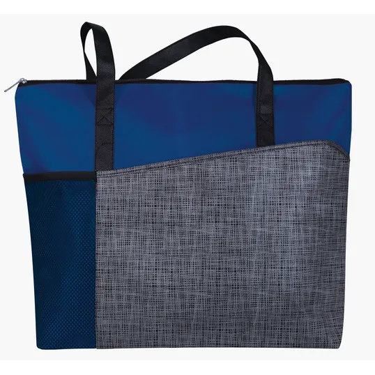 Good Value™ Select Pattern Non-Woven Tote with Zippered Main Compartment — view 5