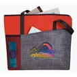 Good Value™ Select Pattern Non-Woven Tote with Zippered Main Compartment — view 9