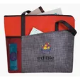 Good Value™ Select Pattern Non-Woven Tote with Zippered Main Compartment — view 8