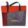Good Value™ Select Pattern Non-Woven Tote with Zippered Main Compartment — view 10