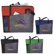 Good Value™ Select Pattern Non-Woven Tote with Zippered Main Compartment — view 12