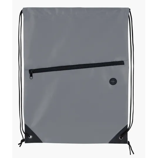 Good Value™ Front Zip Drawstring Backpack — view 2