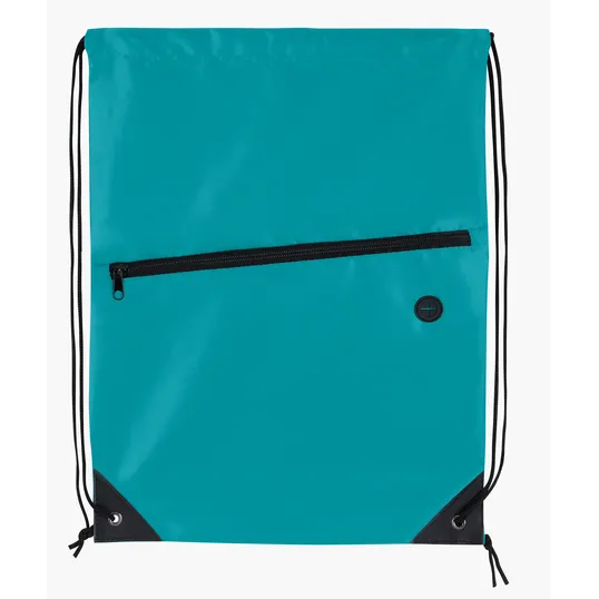 Good Value™ Front Zip Drawstring Backpack — view 8