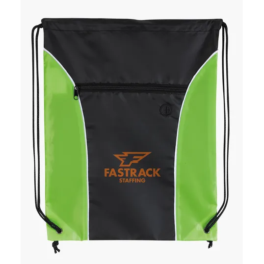 Good Value™ Midpoint Drawstring Backpack with Front Zip Pocket — view 11