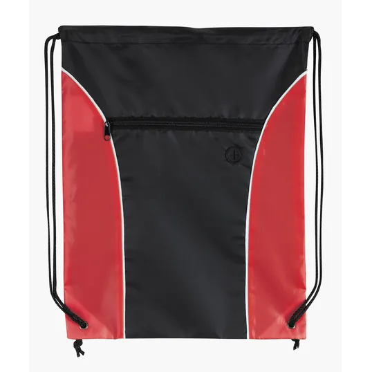 Good Value™ Midpoint Drawstring Backpack with Front Zip Pocket — view 6