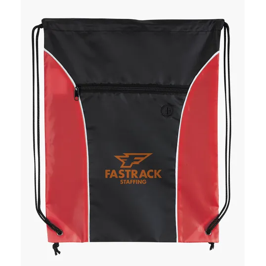 Good Value™ Midpoint Drawstring Backpack with Front Zip Pocket — view 13