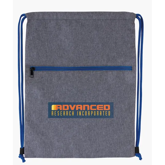 Good Value™ Dovetail Two-Tone Drawstring Backpack — view 10