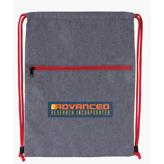 Good Value™ Dovetail Two-Tone Drawstring Backpack — view 9