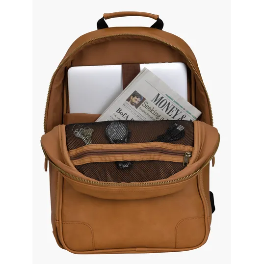 KAPSTON® Natisino PU Backpack with Padded Laptop Sleeve — view 5