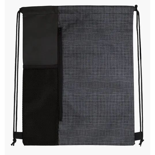 Good Value™ Non-Woven Vertical Drawstring Bag with Bottle Pocket
