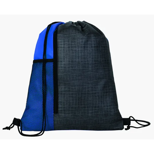 Good Value™ Non-Woven Vertical Drawstring Bag with Bottle Pocket — view 7