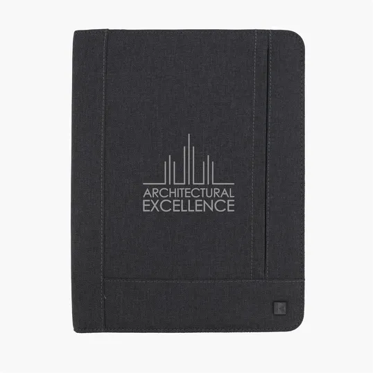 KAPSTON® Pierce Two-Tone Padfolio with FSC®-Certified Writing Pad — view 8