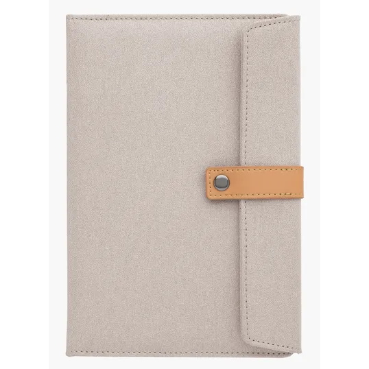 Good Value™ Two-Tone Journal with Leatherette Snap Closure — view 2