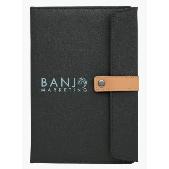 Good Value™ Two-Tone Journal with Leatherette Snap Closure — view 8