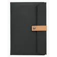 Good Value™ Two-Tone Journal with Leatherette Snap Closure — view 3