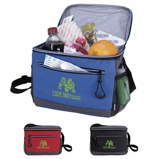 Koozie® Two-Tone Downtown Cooler Bag with PEVA Liner — view 10