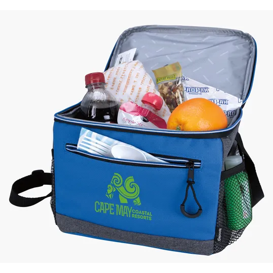 Koozie® Two-Tone Downtown Cooler Bag with PEVA Liner — view 7