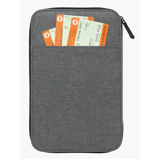KAPSTON® Pierce Passport Wallet with Zippered Closure