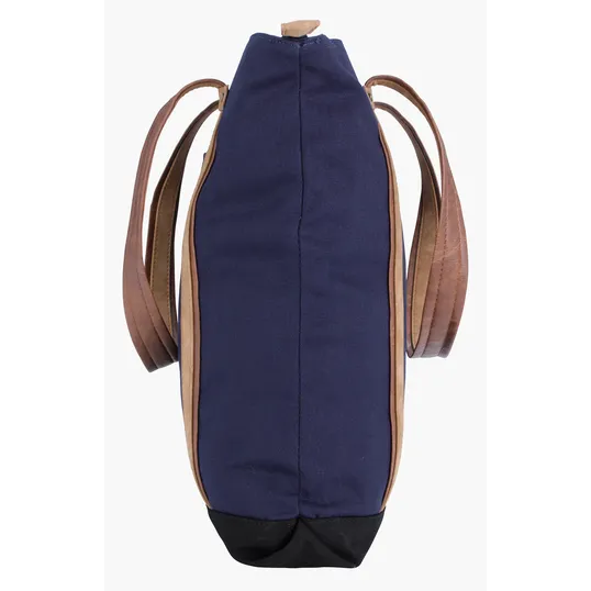 KAPSTON® San Marco Cotton Canvas Tote with PU and Suede Handles — view 21