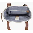 KAPSTON® San Marco Cotton Canvas Tote with PU and Suede Handles — view 10