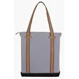 KAPSTON® San Marco Cotton Canvas Tote with PU and Suede Handles — view 2