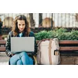 KAPSTON® San Marco Cotton Canvas Backpack with Laptop Compartment — view 18