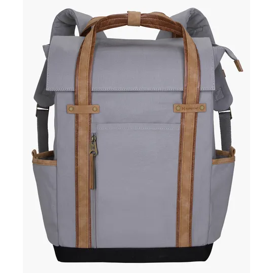 KAPSTON® San Marco Cotton Canvas Backpack with Laptop Compartment — view 7