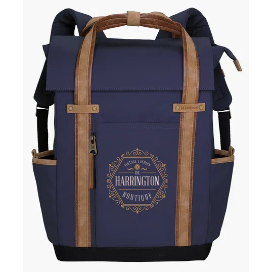 KAPSTON® San Marco Cotton Canvas Backpack with Laptop Compartment — view 24