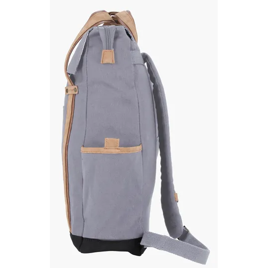 KAPSTON® San Marco Cotton Canvas Backpack with Laptop Compartment — view 6