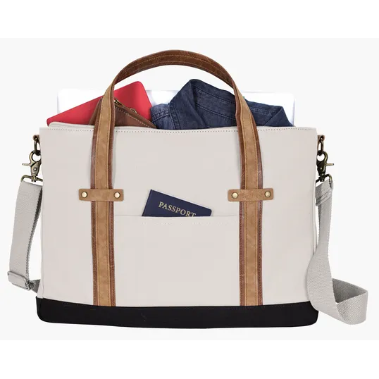 KAPSTON® San Marco Cotton Canvas Messenger Bag — view 31