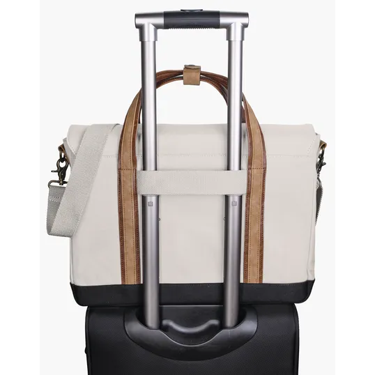 KAPSTON® San Marco Cotton Canvas Messenger Bag — view 11